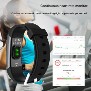 [STOCK] Makibes HR3 Colorful Screen Smart Bracelet Always-on heart rate monitor IP67 Health Tracker Wristband for Android iOS