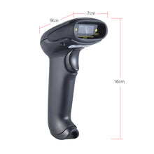 2017 Laser 2.4G Wireless Barcode Scanner Handheld Barcode Bar Code Scanner Reader USB Barcode Ccanner With Receiver USB2.0 Cable