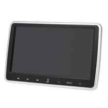 10.1 Inches Car Headrest DVD Player Auto Monitor Touch Button Built-in Speakers Support Game Disk FM IR HD Input SD Card Slot