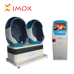 Ximox Virtual Reality Video Game 2 Seats 360 Degree 9d Egg Vr Cinema Simulator - Buy 9d Egg Vr Cinema,Virtual Reality Cinema Chair,9dvr Egg Product on Alibaba.com