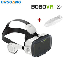50pcs/lot New BOBO VR Z4 4.0-6.0" Virtual Reality 3D Movies Games Glasses+Bluetooth Remote Control for Apple LG Sony HUAWEI etc. #refresh