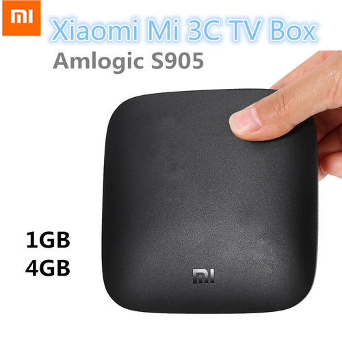 Original Xiaomi Mi 3C TV Box 4K 64bit Android 5.0 Media Player Quad Core Amlogic S905 Dolby DTS HDMI Set Top Box