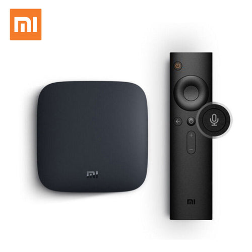 Original Xiaomi MI TV BOX 3 Smart 4K Ultra Android 6.0 2G/8G Movie WIFI Google Cast Netflix Red Bull Media Player Set-top Box