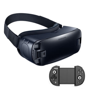 Gear VR 4.0 Virtual Reality 3D Glasses for Samsung Galaxy S9 S9Plus S8 S8+ S6 S6 Edge S6 Edge+ S7 S7 Edge + Bluetooth Gamepad