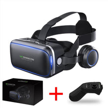 Original VR shinecon 6.0 headset version virtual reality glasses 3D glasses headset helmets smartphone Full package + controller