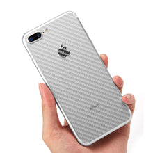 AUJ Carbon Fiber Back Film For iPhone 6 6s 7 8 Plus Scratch Proof 3D Soft Film For iPhone X Clear Scratch-Protection Film