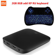 Original Xiaomi MI TV BOX 3 Smart 4K Ultra HD 2G 8G Android 6.0 Movie WIFI Google Cast WiFi Bluetooth Media Player Set top Box