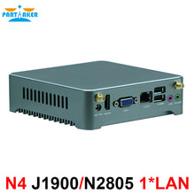 Partaker N4 NUC Fanless Mini Pc Computer Nano PC With Intel Core J1900 N2805