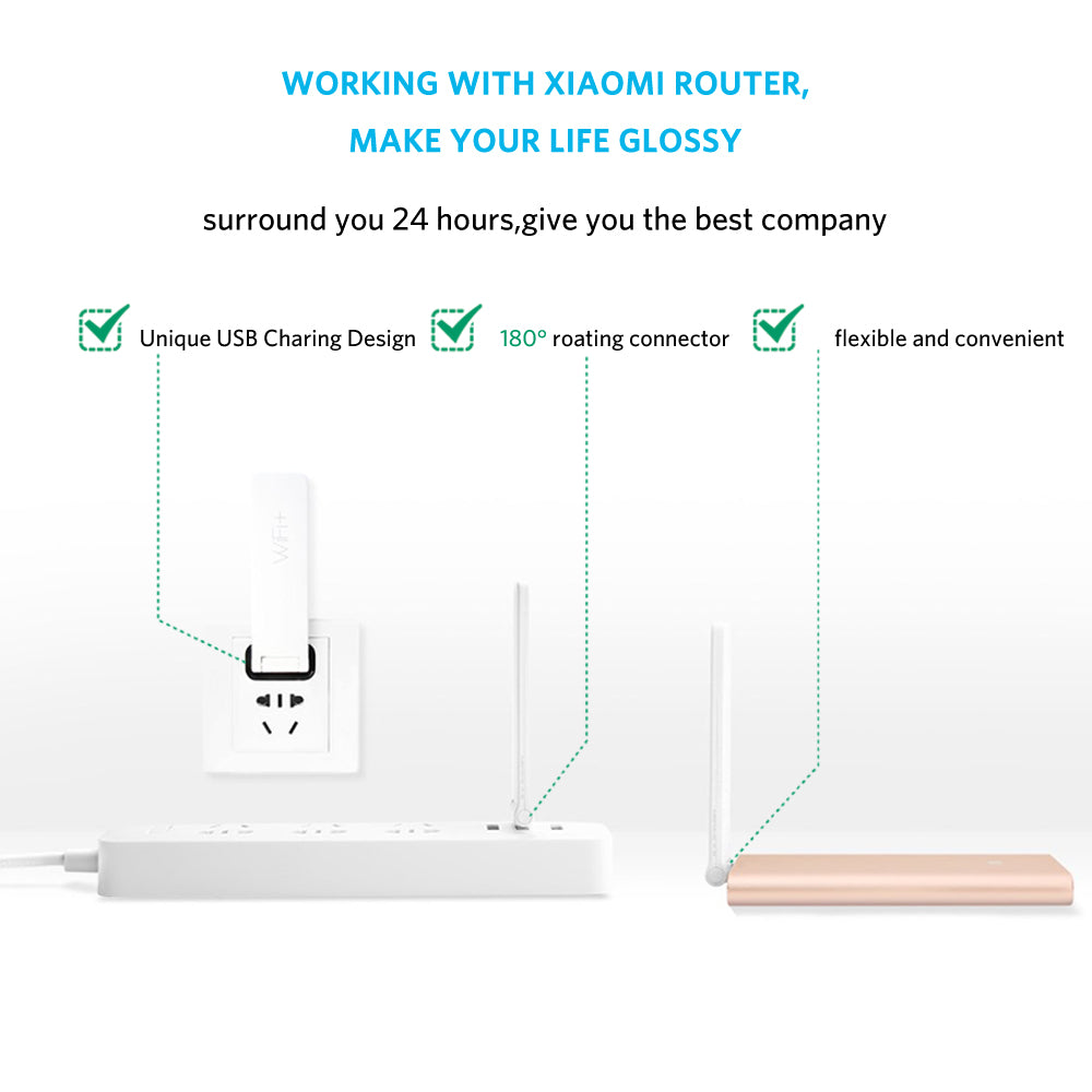 Xiaomi Mi WIFI Amplification Repeater 2 Wireless Router Universal