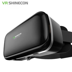 VR SHINECON VI 6th 3D VR Glasses for 4.7 - 6.0 inch Smartphone Virtual Reality Head-Mounted VR BOX Helmet Video Headset + Remote