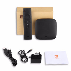 Original Xiaomi MI TV BOX 3 Smart 4K Ultra HD 2G 8G Android 6.0 Movie WIFI Google Cast WiFi Bluetooth Media Player Set top Box