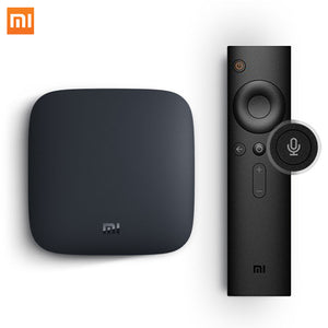 Original Xiaomi MI TV BOX 3 Smart 4K Ultra HD 2G 8G Android 6.0 Movie WIFI Google Cast Netflix Red Bull Media Player Set-top Box