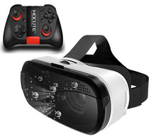 Gafas-3D Eyelasses Blue Lens VR Headset Goggles+Gamepad Set Virtual Reality Glasses for Lenovo Sony LG Movie Game Virtual Viewer