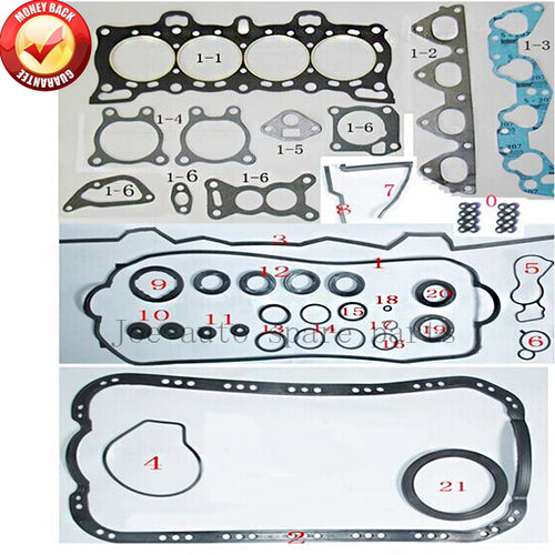 D15B D15B1 D15B2 D15B4 D15B7 Engine complete Full Gasket Set kit for Honda Civic IV/Concerto/Domani 1.5L 1493cc 50115800 9931520