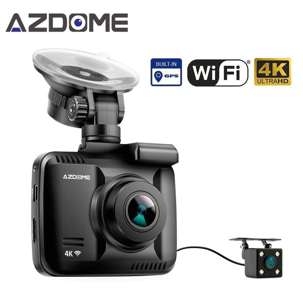 Azdome GS63H Dual Lens Built in GPS WiFi FHD 1080P Front VGA Rear Ca