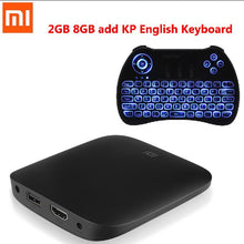 Original Xiaomi MI TV BOX 3 2GB/8GB Smart 4K Ultra HD Android 6.0 Movie WIFI Google Cast WiFi Bluetooth Media Player Set top Box