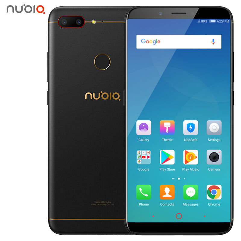 STOCK Original Nubia N3 Dual 16.0MP Mobile Phone 5000mAh 6.01 inch Snapdragon 625 Octa Core 64G ROM 4G RAM Android 7.1 Face ID