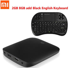 Original Xiaomi MI TV BOX 3 2GB/8GB Smart 4K Ultra HD Android 6.0 Movie WIFI Google Cast WiFi Bluetooth Media Player Set top Box