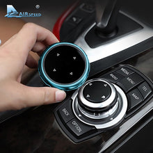 Airspeed Car Multimedia Knob Covers Stickers IDrive Replacement for BMW E46 E39 E60 E90 F30 E36 F10 X5 E53 F20 E34 Car Styling