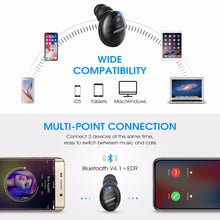 Mpow Mini Bluetooth Earphone V4.1 Business Earbuds Invisible Wireless Earphones With Mic 6H Playtime For iPhone Android Phone