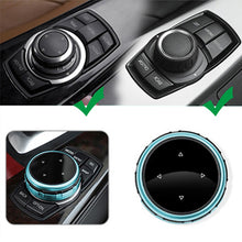Airspeed Car Multimedia Knob Covers Stickers IDrive Replacement for BMW E46 E39 E60 E90 F30 E36 F10 X5 E53 F20 E34 Car Styling