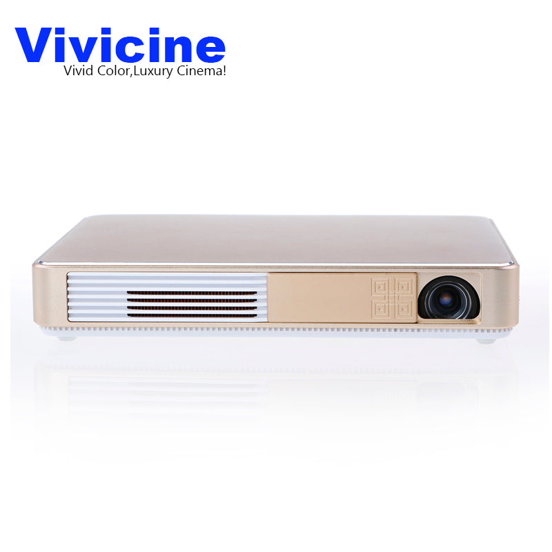 Vivicine Portable WIFI 3D 1080p Home Theater Projector , built-in 10000 mAh Battery Miracast Airplay Proyector Beamer