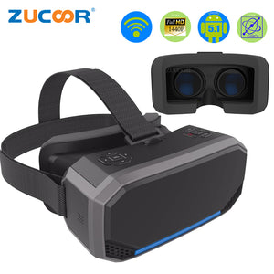 3D VR Box Virtual Reality Goggles H2 Android 2560*1440P All in one VR Glasses Helmet Video Movie Game Wireless Bluetooth Gamepad