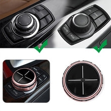 Airspeed Car Multimedia Knob Covers Stickers IDrive Replacement for BMW E46 E39 E60 E90 F30 E36 F10 X5 E53 F20 E34 Car Styling