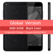 Original Xiaomi Redmi 4X 4 X Pro Mobile Phone 3GB RAM 32GB Snapdragon 435 Octa Core 5.0" HD 4G LTE 13.0MP 4100mAh Fingerprint ID