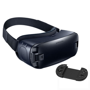 Gear VR 4.0 Virtual Reality 3D Glasses for Samsung Galaxy S9 S9Plus S8 S8+ S6 S6 Edge S6 Edge+ S7 S7 Edge + Bluetooth Gamepad
