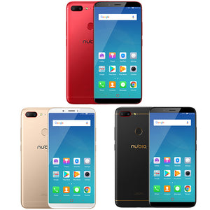 STOCK Original Nubia N3 Dual 16.0MP Mobile Phone 5000mAh 6.01 inch Snapdragon 625 Octa Core 64G ROM 4G RAM Android 7.1 Face ID