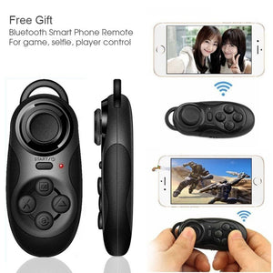 Hot!2018 Google Cardboard VR shinecon Pro Version VR Virtual Reality 3D Glasses +Smart Bluetooth Wireless Remote Control Gamepad
