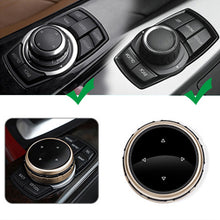 Airspeed Car Multimedia Knob Covers Stickers IDrive Replacement for BMW E46 E39 E60 E90 F30 E36 F10 X5 E53 F20 E34 Car Styling