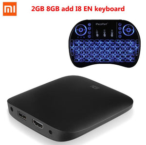 Original Xiaomi MI TV BOX 3 2GB/8GB Smart 4K Ultra HD Android 6.0 Movie WIFI Google Cast WiFi Bluetooth Media Player Set top Box