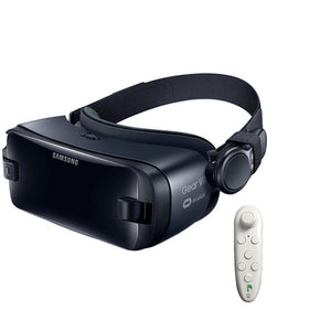 Gear VR 5.0 3D Glasses VR 3D Box for Samsung Galaxy S9 S9Plus S8 S8+ Note7 Note 5 S7 etc Smartphones with Bluetooth Controller #refresh