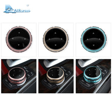Airspeed Car Multimedia Knob Covers Stickers IDrive Replacement for BMW E46 E39 E60 E90 F30 E36 F10 X5 E53 F20 E34 Car Styling