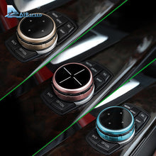 Airspeed Car Multimedia Knob Covers Stickers IDrive Replacement for BMW E46 E39 E60 E90 F30 E36 F10 X5 E53 F20 E34 Car Styling