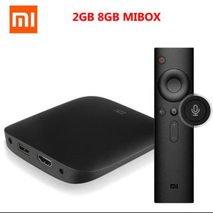 Original Xiaomi MI TV BOX 3 2GB/8GB Smart 4K Ultra HD Android 6.0 Movie WIFI Google Cast WiFi Bluetooth Media Player Set top Box