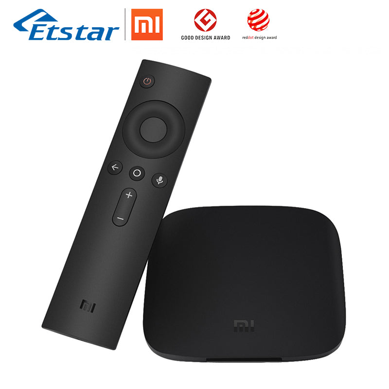 Global Xiaomi Mi TV Box 3 Android Smart TV Box Quad Core 4K 8G HDR WIFI Bluetooth IPTV Youtube Netflix Movie Set-top Box