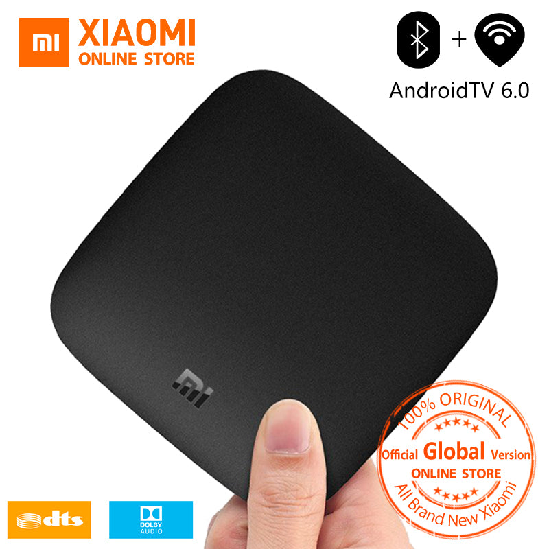 Global Version Xiaomi Mi Box 3 Android TV Box 4K 60fps Amlogic Quad core Xiaomi Mi Tv Box 3 Cortex-A53 Mali-450 2GB 2.4/ 5G WIFI