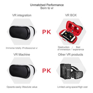 VR Box Virtual PC Glasses Headset All In One VR for PC PS4 Xbox One VR 3D Glasses for iphone Android Samsung Smartphone #refresh