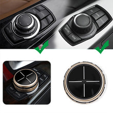 Airspeed Car Multimedia Knob Covers Stickers IDrive Replacement for BMW E46 E39 E60 E90 F30 E36 F10 X5 E53 F20 E34 Car Styling