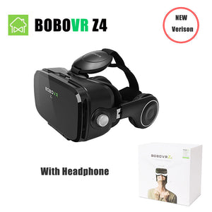 (Ship From RU) BOBOVR Z4 Mini Virtual Reality 3D glasses Cardboard 120 Degrees FOV VR Box Headset 3D with Bluetooth Remote