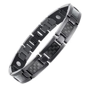 Rainso Fashion Jewelry Bracelets &amp; Bangles Bio Energy Healing Titanium Magnetic Bracelet Men Jewelry Love Bracelet Gift For Men