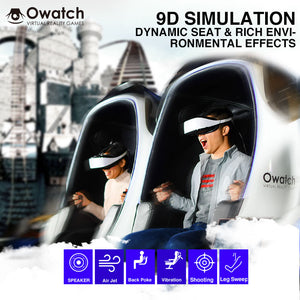 Owatch 9D VR Cinema Egg Chair 2 Seats Virtual Reality Simulator Game Machine Factory Price, View 9D VR Cinema, Owatch Product Details from Guangzhou Steki Amusement Equipment Co., Ltd. on Alibaba.com