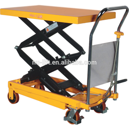 Portable Hydraulic Manual Scissor Lift Table Truck - Buy Lift Table,Portable Lift Truck,Portable Lifter Product on Alibaba.com