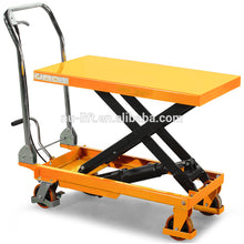 Portable Hydraulic Manual Scissor Lift Table Truck - Buy Lift Table,Portable Lift Truck,Portable Lifter Product on Alibaba.com