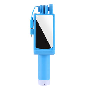 New Bakeey Mini Selfie Stick With Mirror adjustab Phone Holder For iPhone for Xiaomi-Redmi Hot Universal Photography Holders