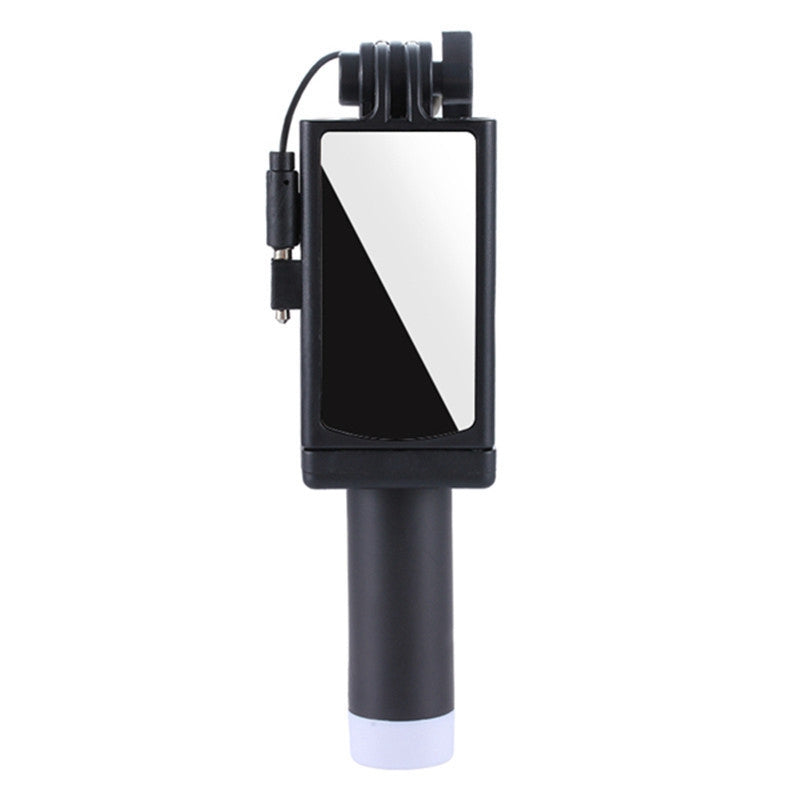 New Bakeey Mini Selfie Stick With Mirror adjustab Phone Holder For iPhone for Xiaomi-Redmi Hot Universal Photography Holders