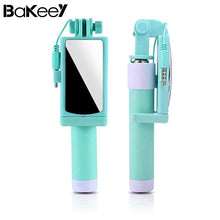 New Bakeey Mini Selfie Stick With Mirror adjustab Phone Holder For iPhone for Xiaomi-Redmi Hot Universal Photography Holders